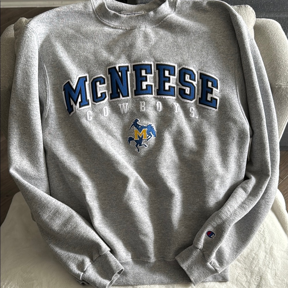Champion Gray McNeese Cowboys Sweater